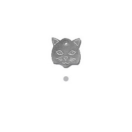 Plaquita Cara Gatito