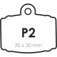 Plaquita Barril Mediana